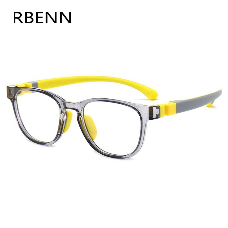 RBENN Neue Blau Licht Blockieren freundlicher Brille Platz Silikon Rahmen Brillen Jungen Mädchen Anti Blau Licht Computer Brillen