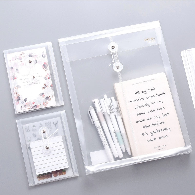 A4 A6 transparent kapazität datei tasche kunststoff Prüfung papier lagerung tasche datei tasche einfache ordner tasche schule Schüler liefern