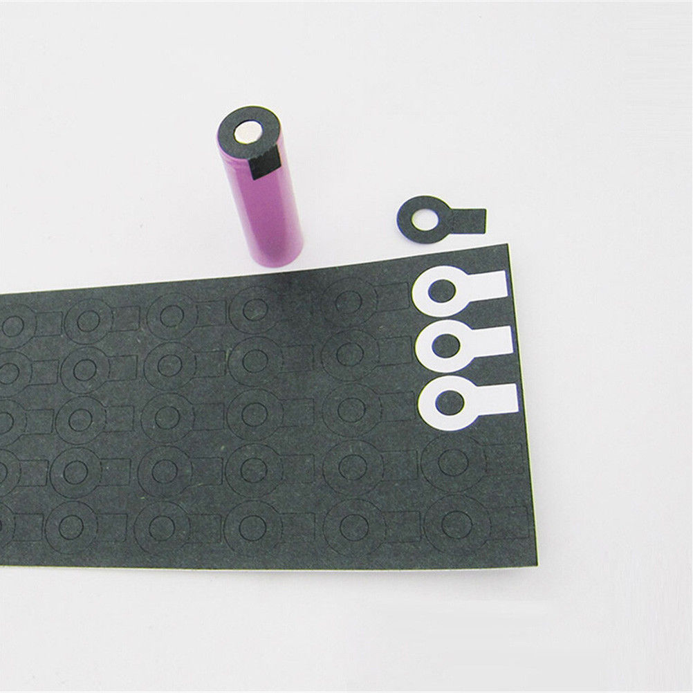 70 stücke für 18650 Li-Ion Batterie Isolierung Dichtung Gerste Papier Batterie Pack Zelle Isolierende Kleber Patch Elektrode Isoliert Pads
