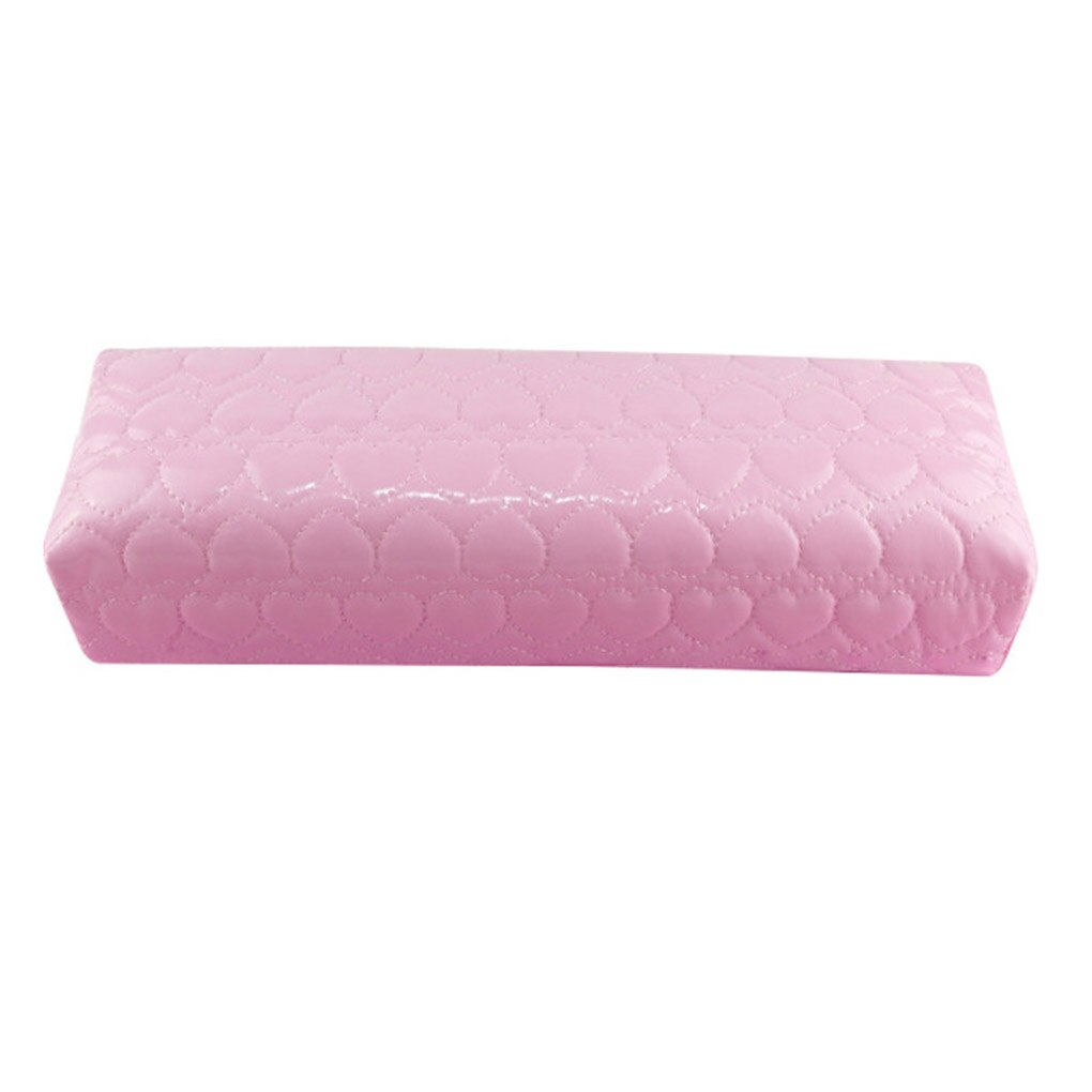 Nagel Kunst Hand Kissen Halfter Weichen PU Leder Schwamm Arm Rest Herz Nagel Kissen Manikübetreffend Zubehör