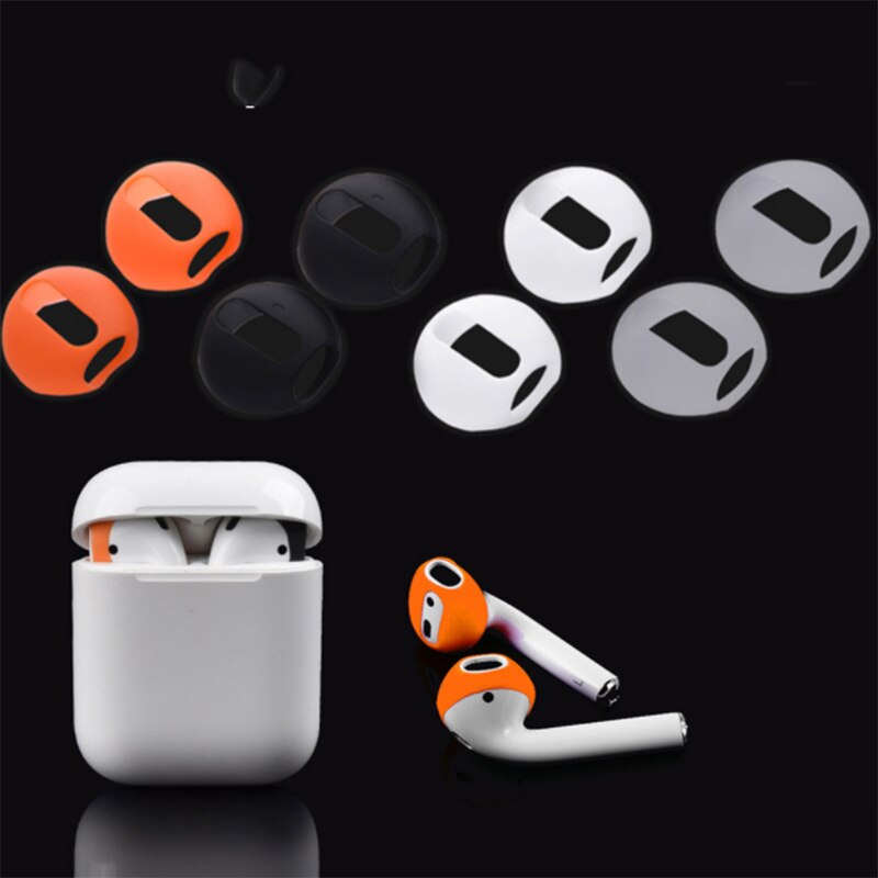 Neue Farbe Weiche Ultra Dünne Kopfhörer Tipps Anti Unterhose Ohrhörer Silikon Kopfhörer fallen Abdeckung Für Apfel AirPods Earpods