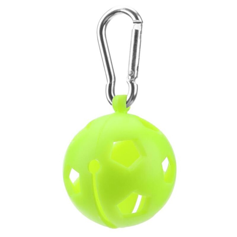 Silikon Golf Ball Abdeckung Tragen beständig schützend Schlüsselring Golf Zubehör Liefert Leichte Golf Ball Hülse