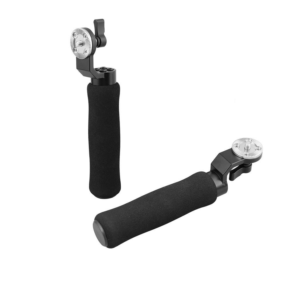 Kayulin Griff Griff Ultra Licht Schwamm Handgriff Mit ARI Rosette M6 Flügelschraube Verbindung EIN Paar Für Kamera Monitor KäFeige Anlage