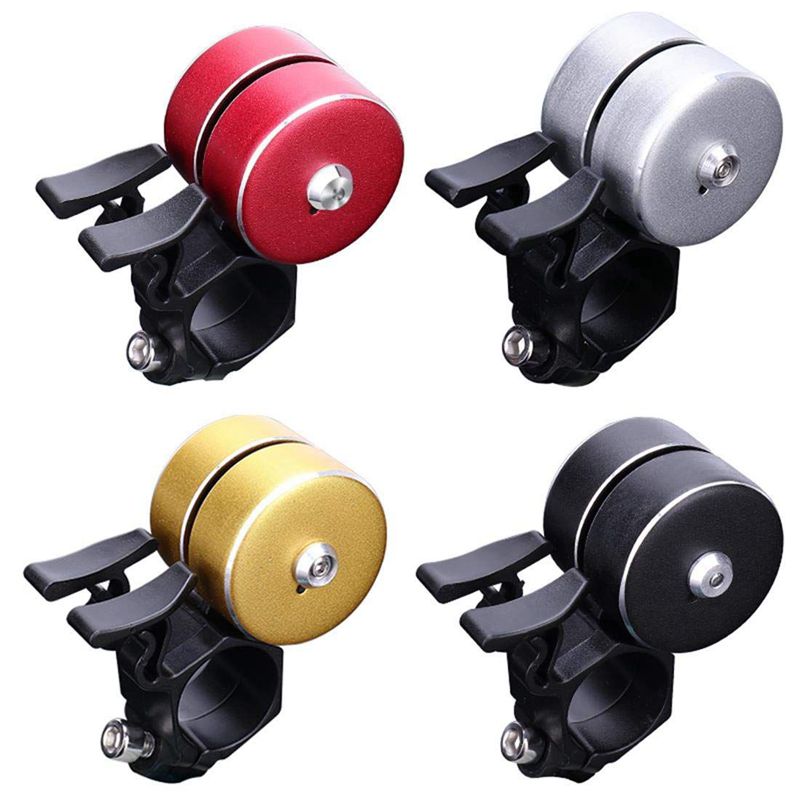 Fahrrad Glocke, Super Laut Mountainbike Doppel Glocke Fahrrad Zubehör (Geeignet für Durchmesser 22mm-24mm) schwarz