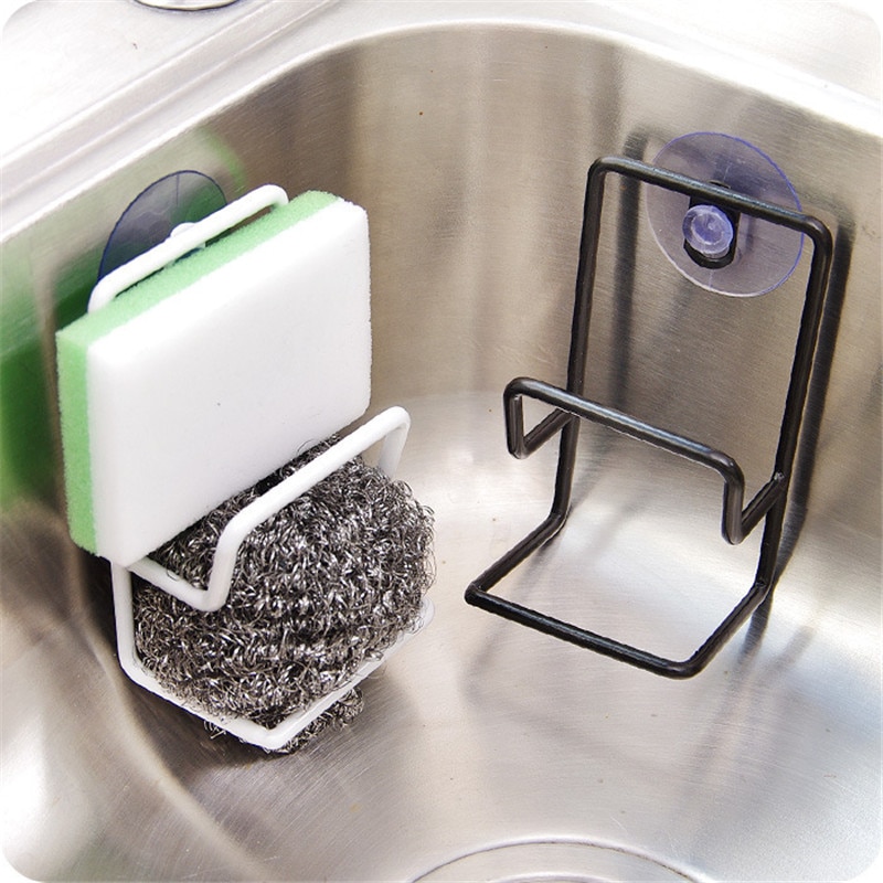 Küche Saugnapf Waschbecken Schwamm Regal Gestell Halfter Multi-funktionellen Badezimmer Dusche Regal Handtuch Seife Halfter Küche Lager Gestell