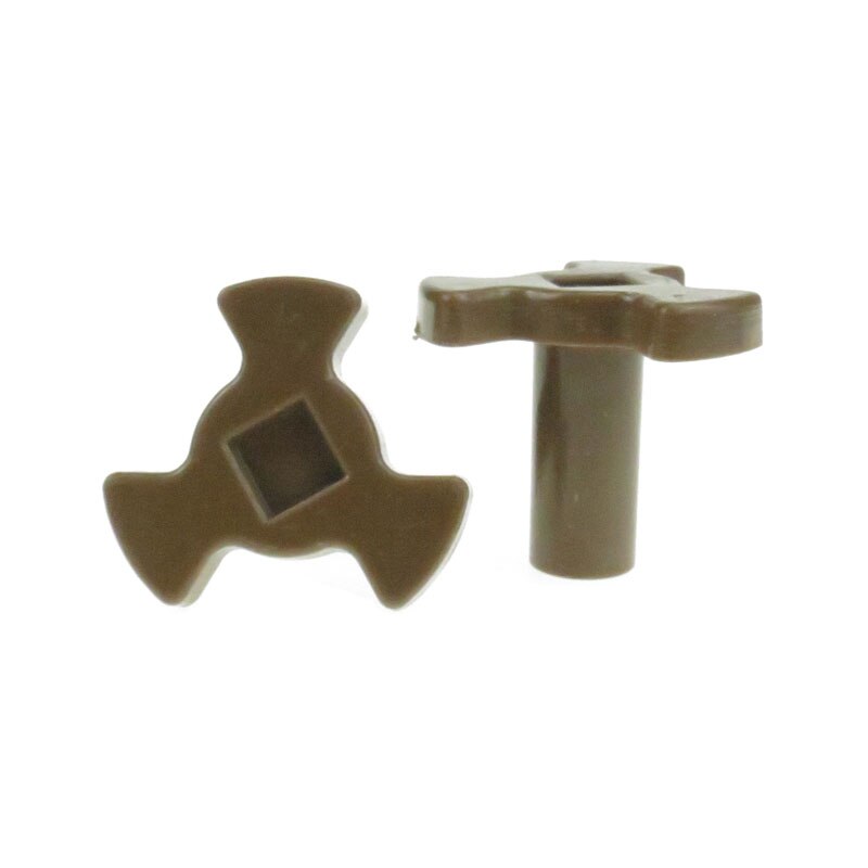 2 stücke Universal- Mikrowelle Kupplung Glas Plattenspieler Koppler Ersatzteile Stock Kupplung Zahn Werkzeuge Mikrowelle Zubehör Modell 3