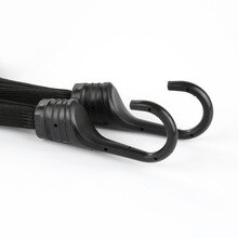 60cm Schwarz Motorrad Helm Gepäck Seil Festigkeit Elastische Kunststoff Motorrad Zubehör