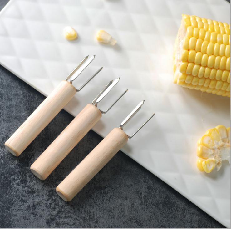 Küche Werkzeuge Tragbare Grill Gabel Zeichen Für Heimat Restaurant BBQ Mais Einstecken Werkzeuge