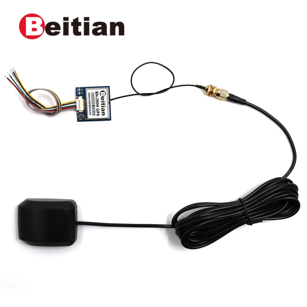 BEITIAN GNSS RS-232 NMEA-0183 GPS GLONASS Dual modul mit externe GLONASS GPS antenne 4M Blitz BN-280H