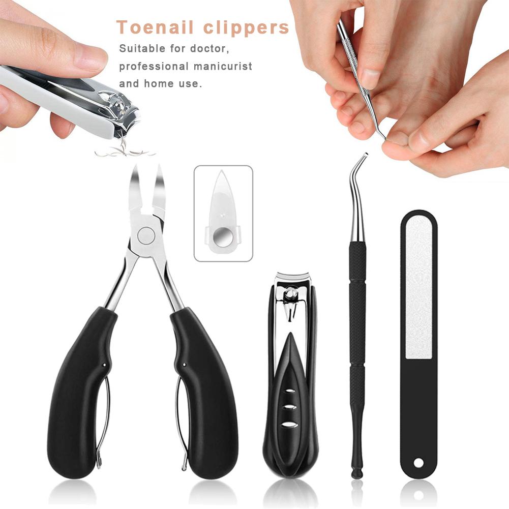 4 stücke Nagel Korrektur Haarschneidemaschine Cutter Pedikübetreffend Pflege Werkzeug Kappe Nagel Schermaschinen setzt Für Starke Eingewachsene Paronychie Pilz Unregelmäßigen Nagel