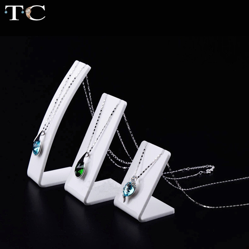 Acryl Anhänger Schmuck Ständer Halskette Halfter Schmuck Anzeige Stehen für Ausstellung Regal Schmuck Fotografie Requisiten