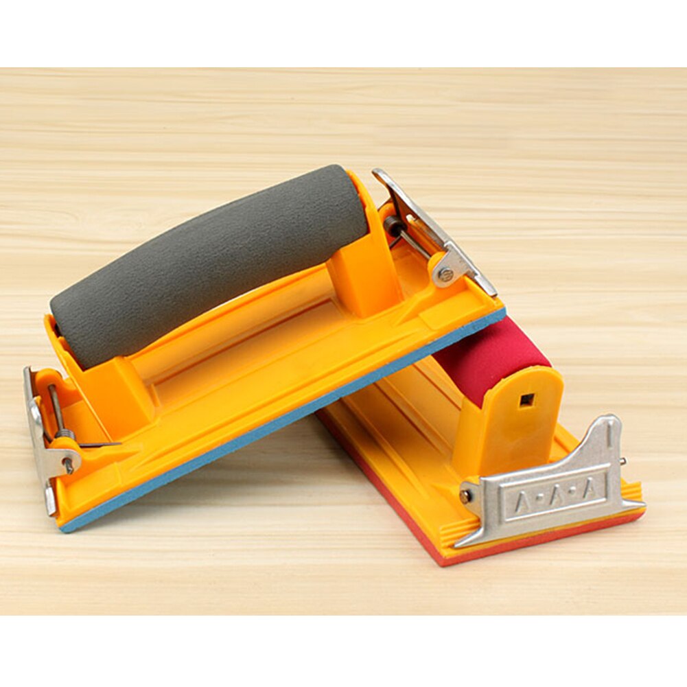 Schleifpapier Halfter Hand Schleifer Holzbearbeitung Werkzeuge Holz Carving Zauberstab Oberfläche Polieren Anti-Unterhose Schwamm Griff Schleifpapier Werkzeuge