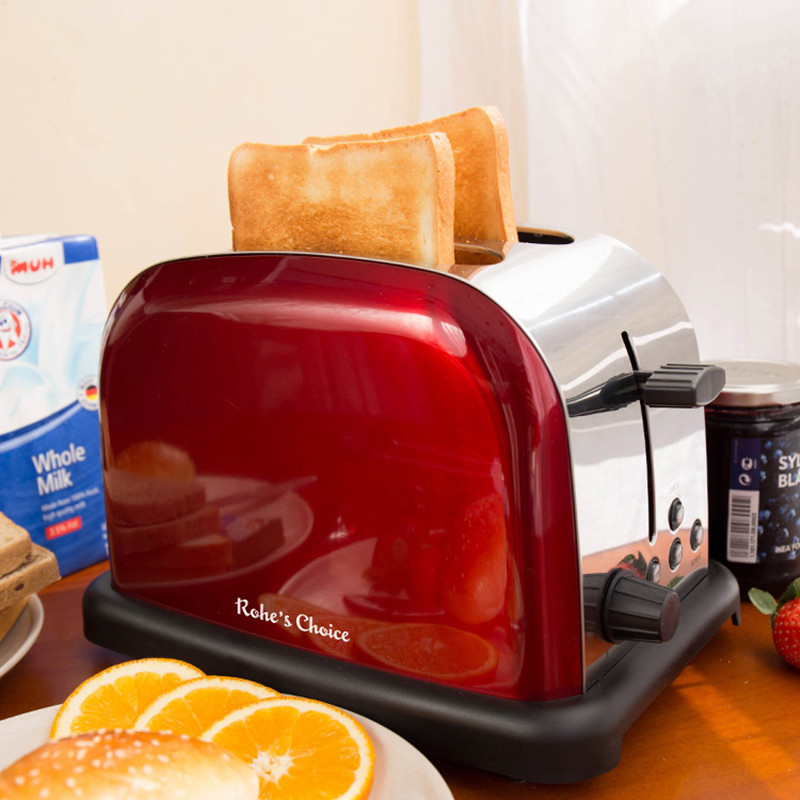 220 V Toaster Edelstahl Brot Toaster Frühstück Hersteller Toast Hersteller