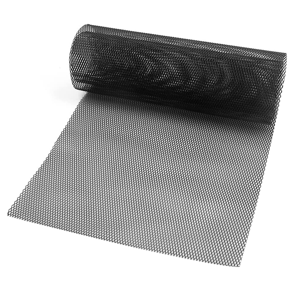 Auto Aluminium Legierung Rhombische Gittergewebe Grill Abdeckung Stoßstange KotflüGel Haube entlüften Schutz Grill Universal- Cuttable Vorderseite Kühler grillen