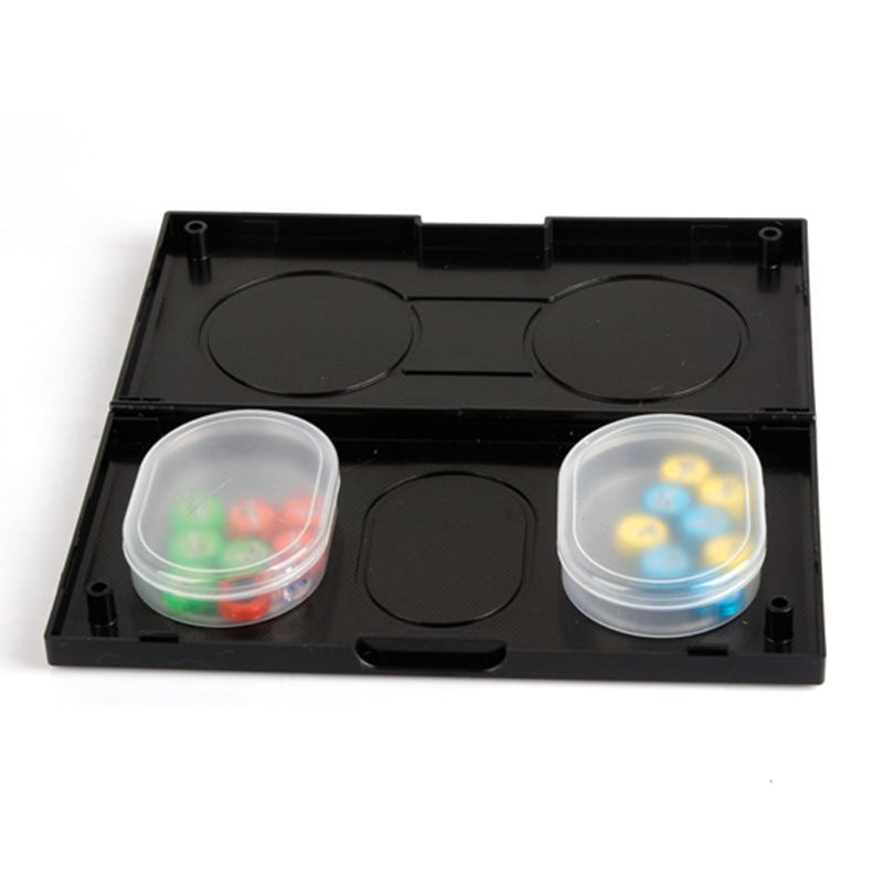 Mini magnetisch Faltbare Fliegen Schach Ludo Tragbare Camping Reise Brettspiel einstellen P31B