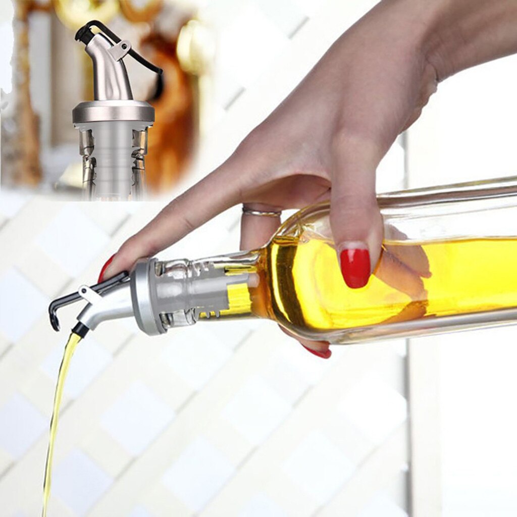 Öl Flasche Stopper Abs Verriegeln Stecker Dichtung Leck-nachweisen Lebensmittel Klasse Kunststoff Düse Spritzgerät Schnaps Spender Wein Ausgießer Bar werkzeuge