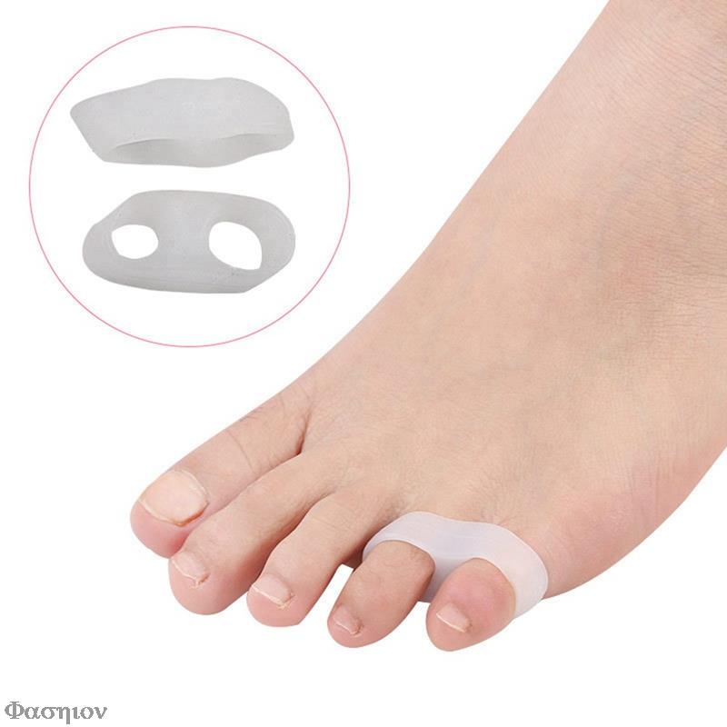 1 paar Pad Auf sterben Kappe Kleinen Daumen Silikon Für Höhle Täglichen Gebrauch Zehe Ballen Korrektor Gel Schutz Haarglätter Finger Kappe Separator Fuß