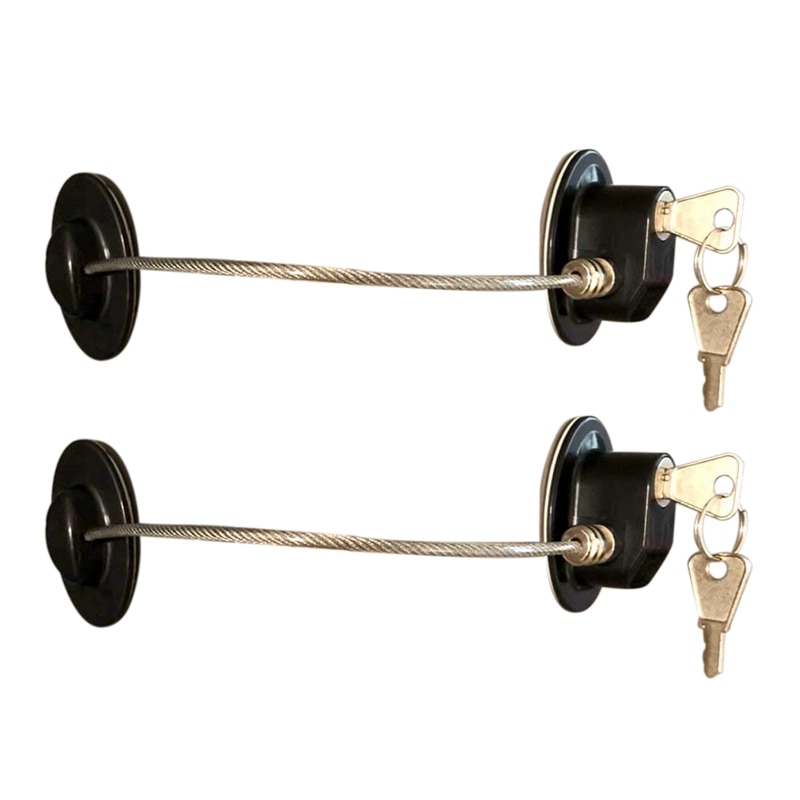 2 stück Kühlschrank Türschloss Starken Klebstoff Gefrierschrank Türschloss Datei Schublade sperren Art Sicherheit Schrank Schloss mit Schlüssel