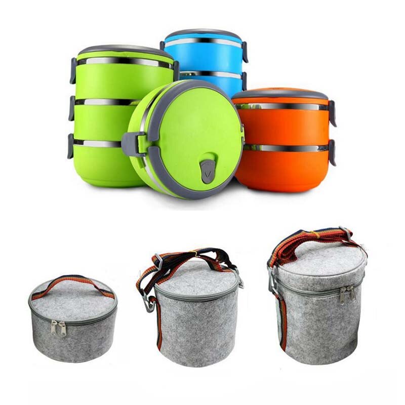 Gradienten Japanischen freundlicher Mittagessen Lebensmittel Kasten Thermische für Lebensmittel Lagerung Kasten Edelstahl LunchBox Für freundlicher Tragbare Picknick Schule