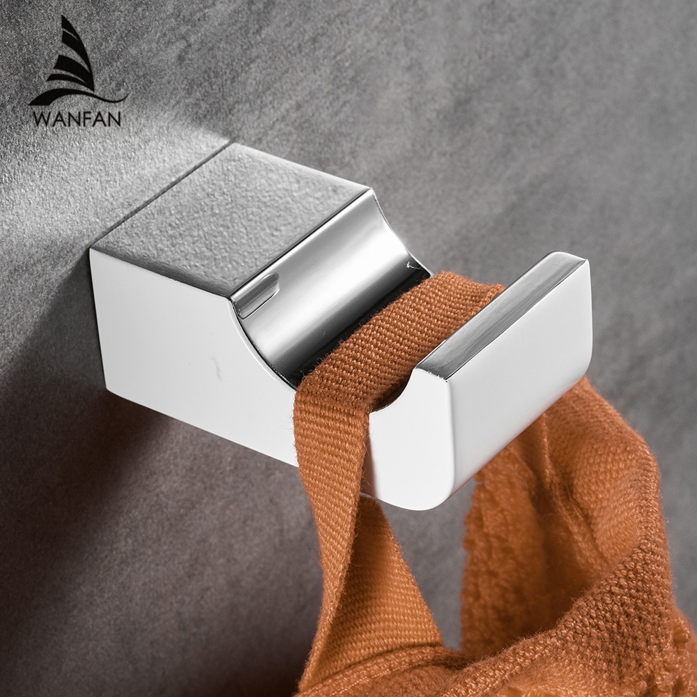 Weiß Kleid Haken Mantel Haken Zauberstab Montiert Kleid Haken Für Badezimmer Küche Tuch Haken Schlecht Zubehör passend zu FM-5782WL