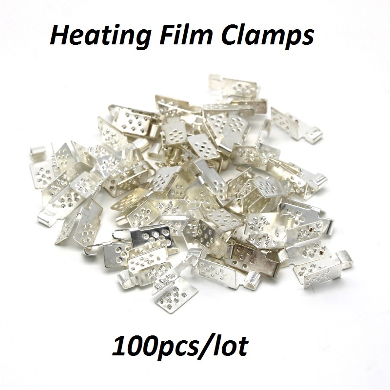 MINCO WÄRME Boden Heizung Film Anschlüsse 100 Stck/viel warm Bodenbelag Silber Kupfer Schellen