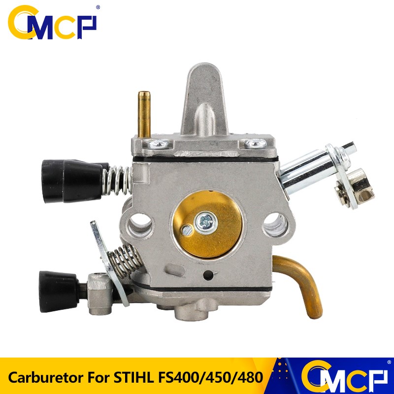 CMCP Kraftstoff Öl Vergaser Kohlenhydrate passen Für STIHL FS400 FS450 FS480 SP400 450 Pinsel Cutter Vergaser Zama C1Q-S34H Rasenmäihr teile
