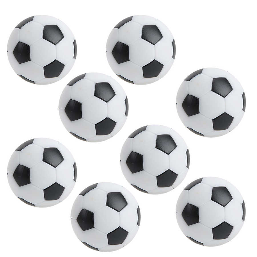 8Stck 32mm Kleine Socer Ball Mini Tisch FußBall Ball Umweltschutz Harz Art FußBall Tabelle Spiel Maschine Zubehör
