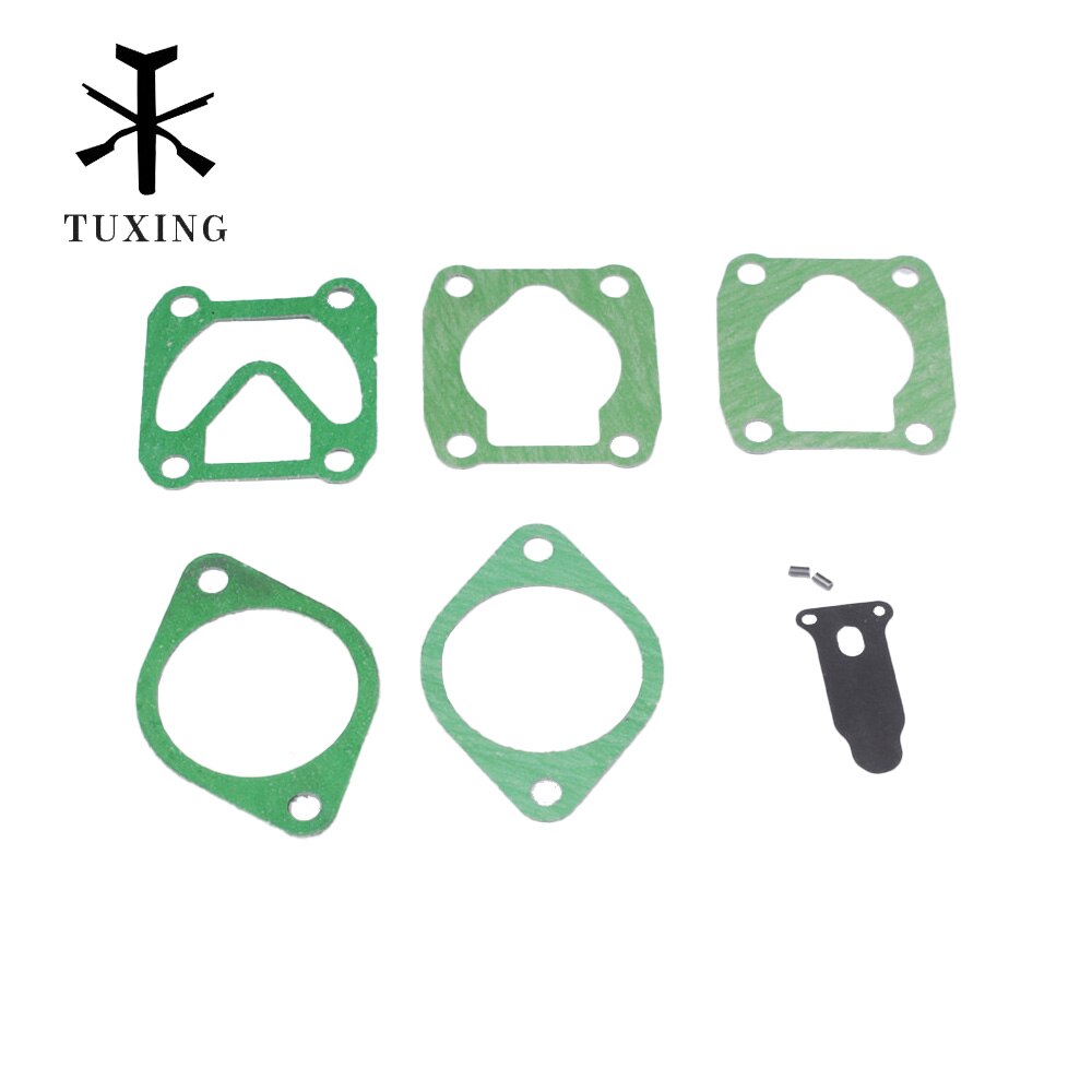 Papier dichtung Bausatz für einzylinder kompressor und doppel zylinder Zwilling zylinder Dual zylinder kompressor 2 sätze/los