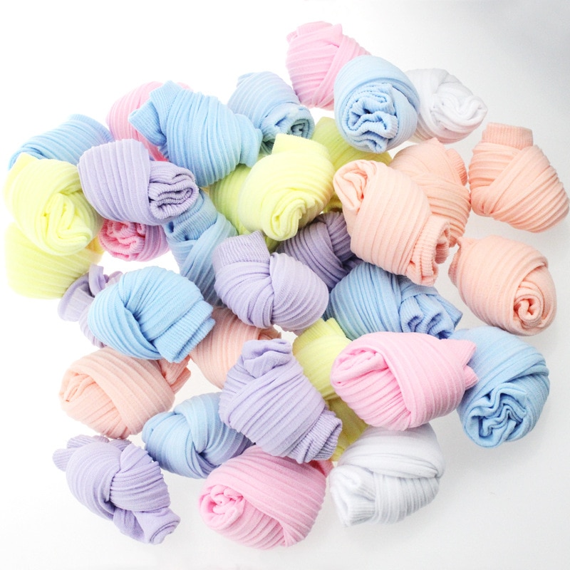 10 paar viel Sommer freundlicher Frühling Kurze Socken Baumwolle freundlicher Mädchen Socken Solide Infantil älteren mädchen atmen Socken