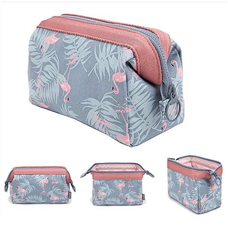 Flamingo Kosmetik Tasche Veranstalter Frauen Hängen Faul machen-hoch Tasche Lagerung Reise Wasserdichte Tragbare machen-hoch fallen Toilettenartikel Bausätze Beutel