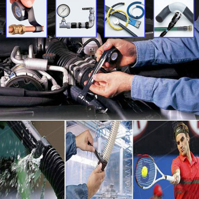 Super Starke Wasserdichte Faser Band halt Lecks Dichtung Reparatur Band Leistung Selbst Fix Band Fiberfix Klebstoff Isolierende Klebeband