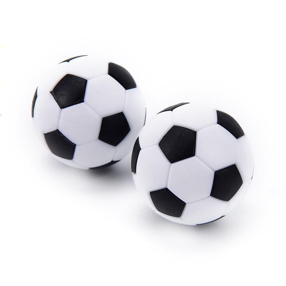4 Stck 32mm Weiß Schwarz Kunststoff Fussball Tabelle Foosball Ball FußBall Mini Ball FußBall Runde drinnen Spiele Maschine Teile