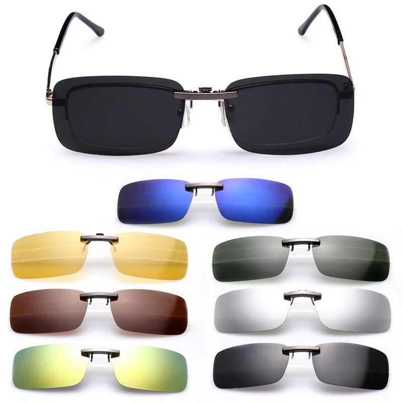 Männer frauen Polarisierte Schild Nacht Vision Clip Auf Objektiv Gläser Sonnenbrille Schiff