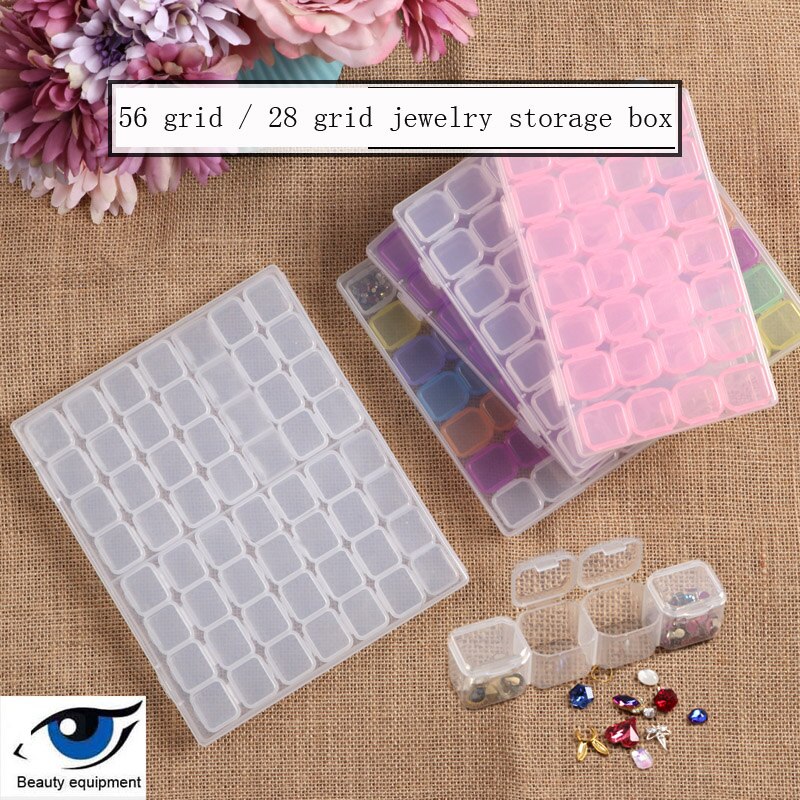 Nagel Werkzeugkasten schmuck lagerung Kasten weibliche nagel dekoration Spielereien 56 Netz unabhängige kleine Netz schmuck Kasten