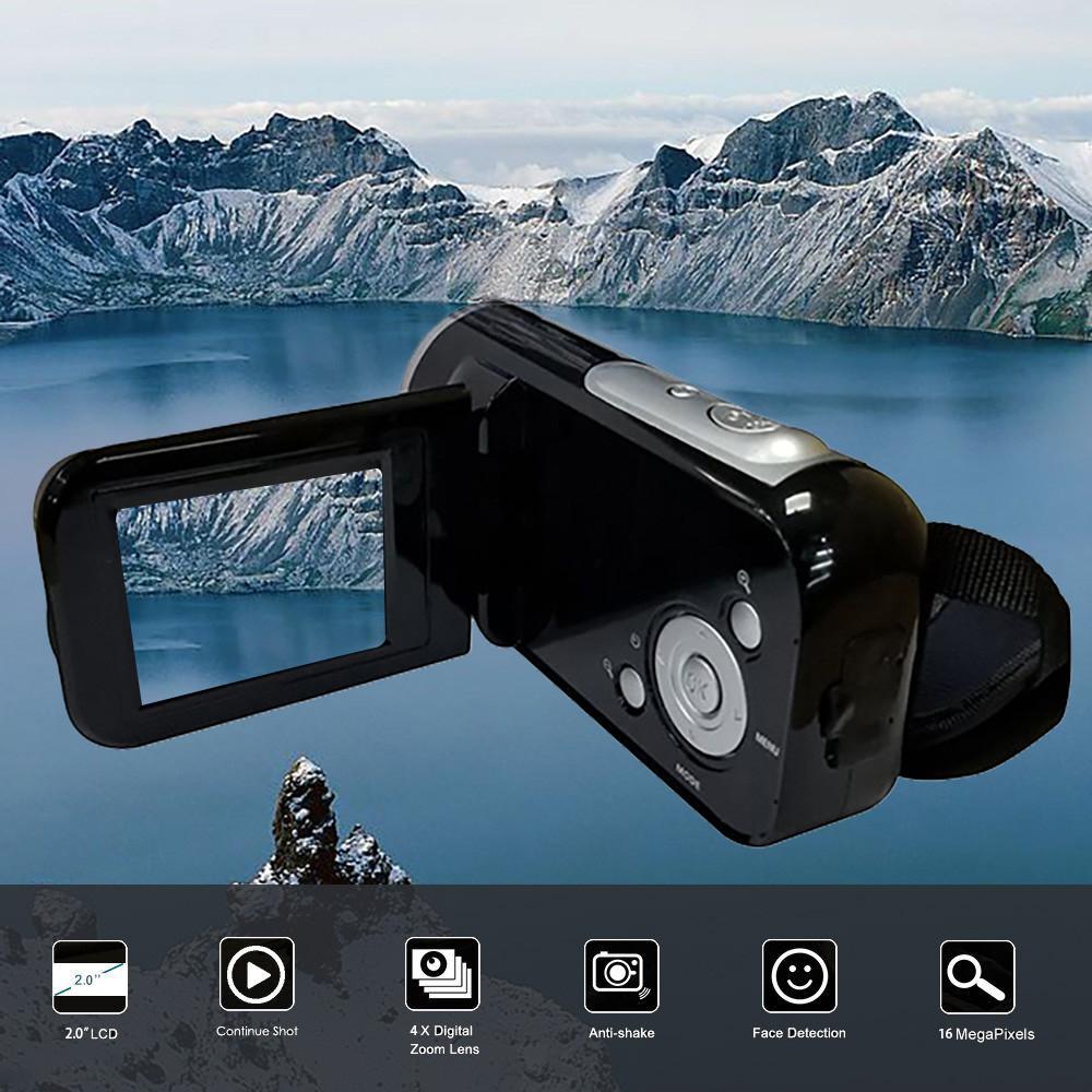 EastVita 2 zoll TFT Anzeige 16 Millionen Pixel Video Camcorder HD Handheld Digital Kamera 4X Digitale Zoomen Kamera r25