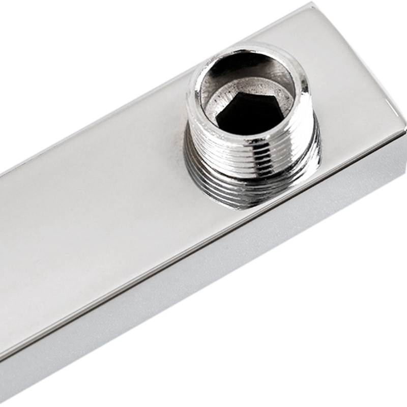 40 Cm Platz Dusche Arm Verlängerung Arm Zauberstab Halterung Für Regen Dusche Kopf Dusche Stange Regen Dusche Kopf Arm Chrom