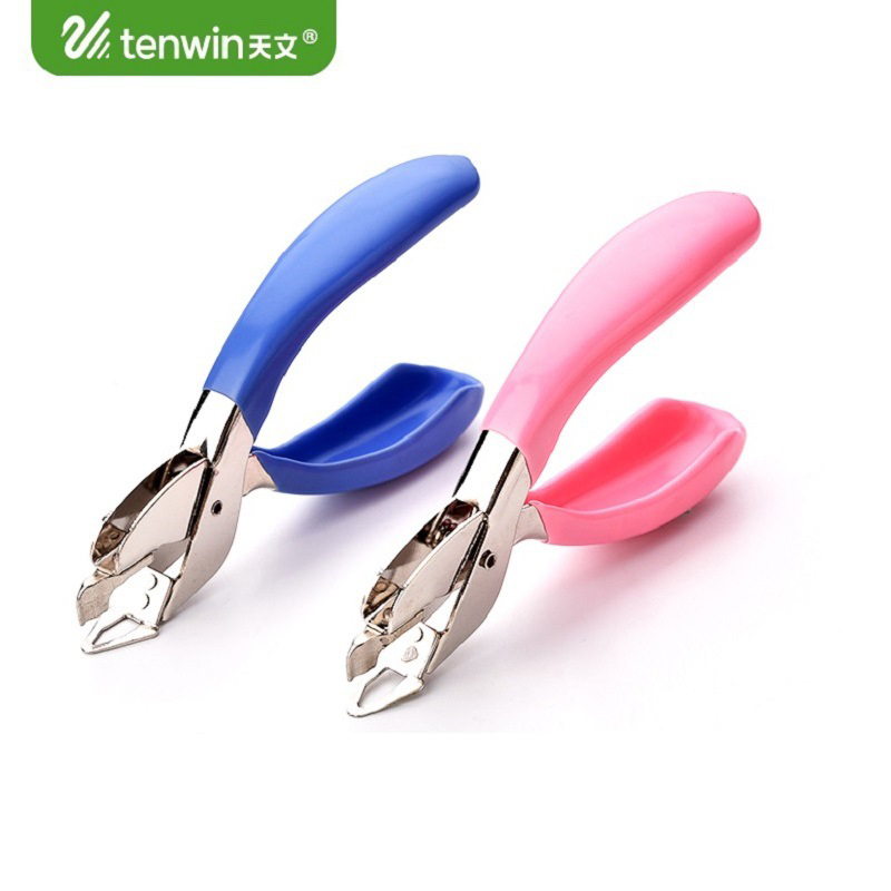 Große Gummi Hülse Metall Anti-hefter Klammer Entferner Sicherheit Nagel Auszieher Werkzeuge Entfernen Heftklammern Stifte Büro Bindung Liefert