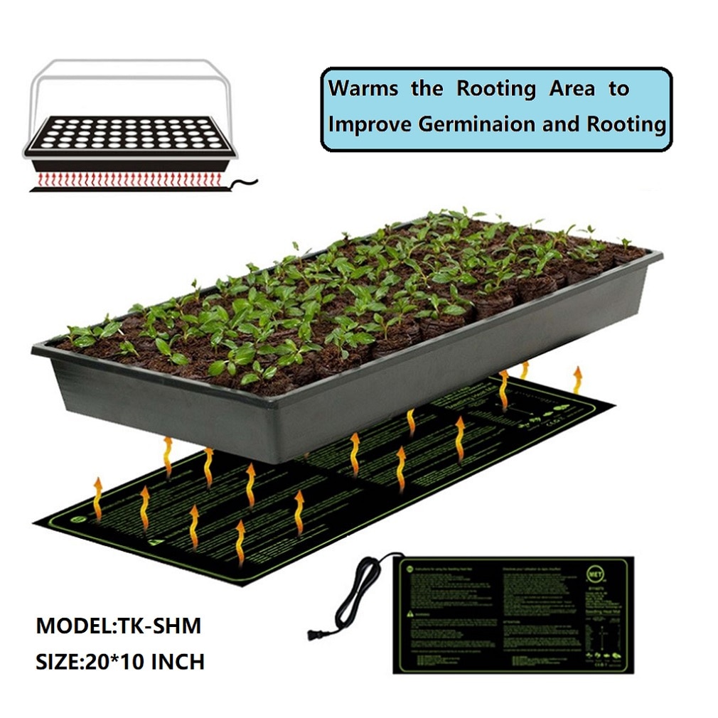 EU/uns/UK/AU Sämling Heizung matt 20X10Zoll Wasserdicht Anlage Keimung der Samen Ausbreitung Klon Anlasser Pad Garten liefert 1 Pc