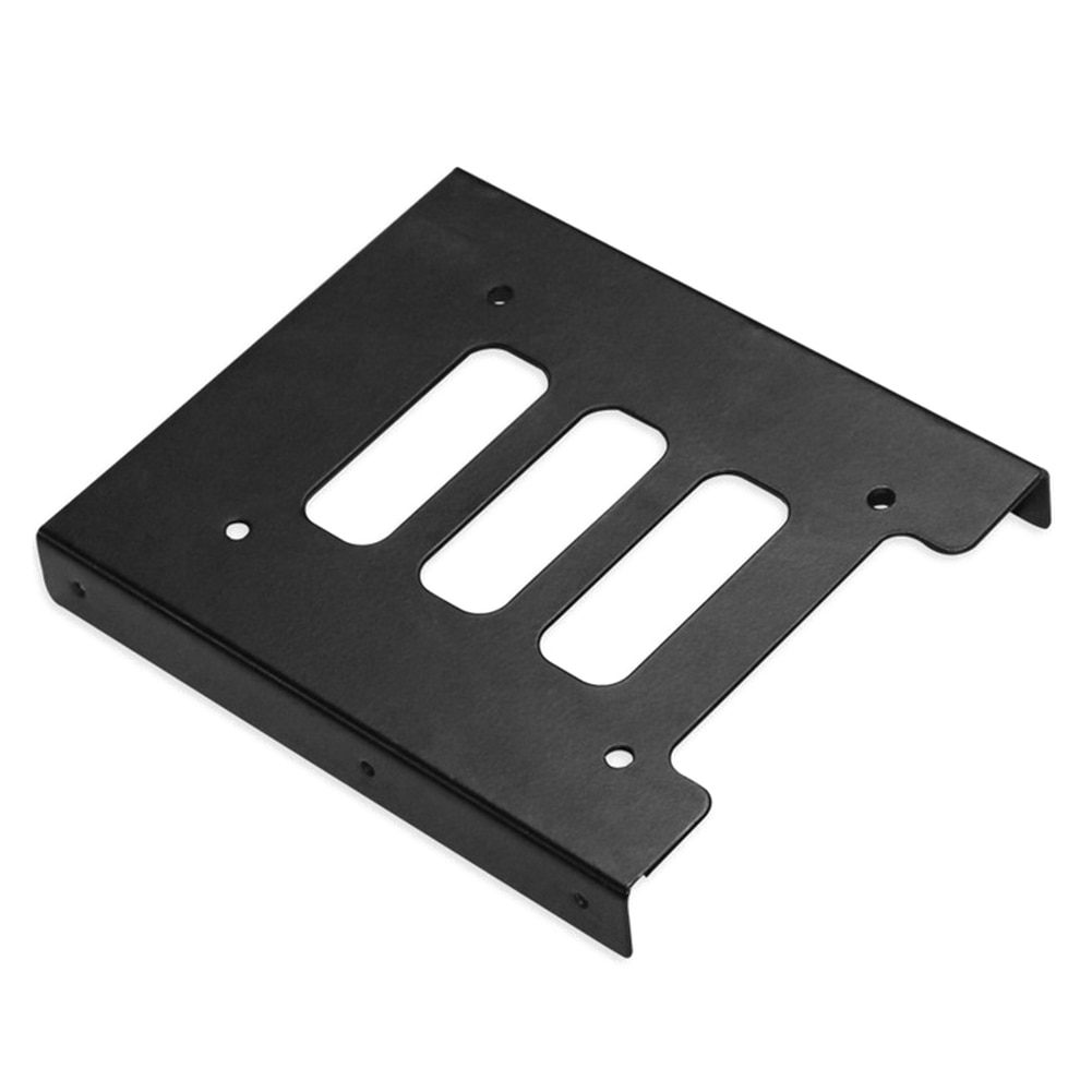 Neue 1/2/5/10 stücke SSD Halterung 2,5 zoll bis 3,5 zoll SSD HDD montieren Adapter Metall Festplatte Halfter Halterung Basis für Schreibtisch SSD HDD