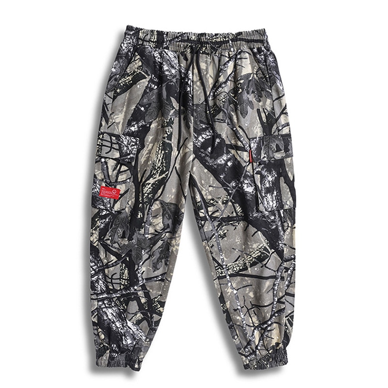 Blätter Drucken Streetwear männer Ladung Hosen Plus Größe 7XL 8XL Hüfte hüpfen lässig Männlichen Spur Hosen groß Größe Jogger hosen Männer Hosen