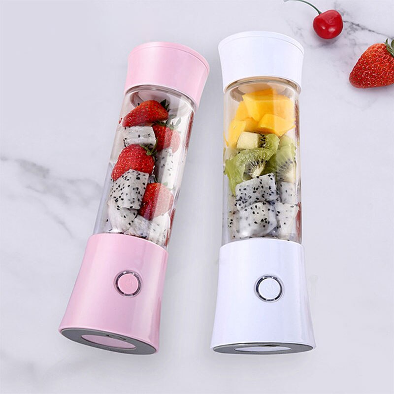 480ML USB Ladung Tragbare Entsafter Maschine Rührgerät Mini Saft Elektrische Smoothie Rührgerät Smoothie Hersteller Rührgerät Maschine Haushalt