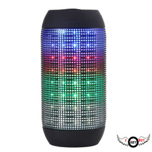1 stück Zylindrischen Klang LED Laterne Bluetooth Lautsprecher Drahtlose Radio Auto Computer USB Energie Schwarz Lautsprecher
