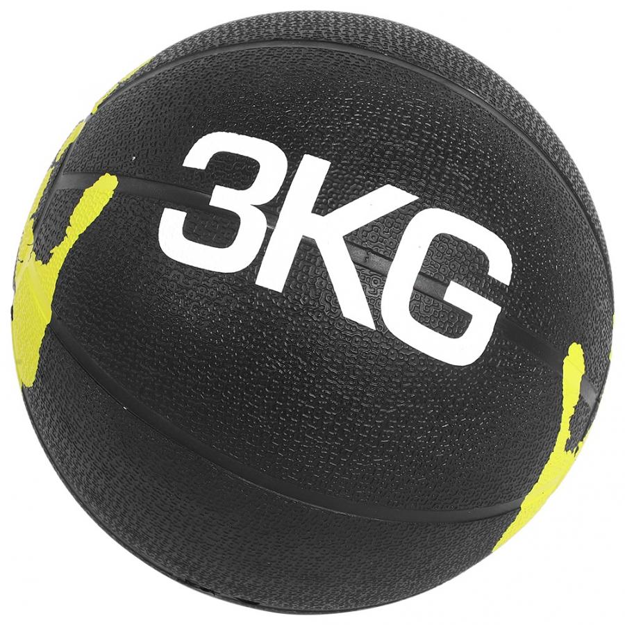 3 KG Gewichteten Fitness Pilates Ball Medizin Gummi Yoga Ball Stabilität Gymnastik- ÜSpund Fitness Palme Taille Turnhalle Muskel Ausbildung