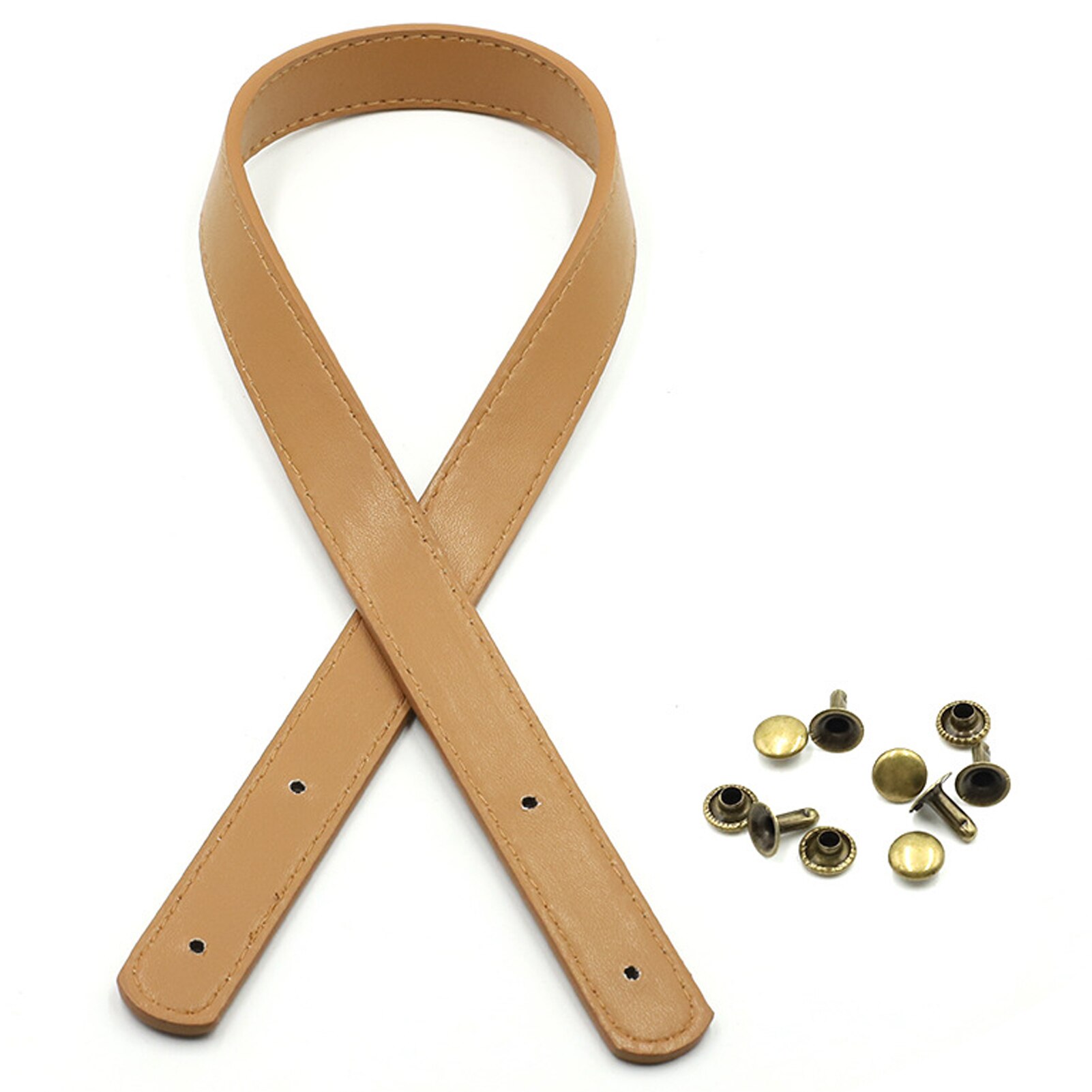 2 stücke PU Leder Tasche Griff Geldbörse Handtaschen Gurt, Schulter Tasche Riemen, tasche Zubehör Riemen Handtasche DIY Geldbörse Machen Liefert