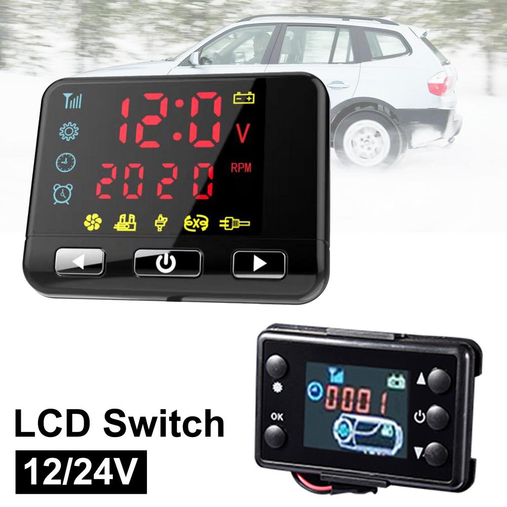12V/24V Auto Heizung LCD Schalter Regler Für Auto Diesel- Luft Heizung Parkplatz Heizung Zubehör Auto Zubehör für Auto Lkw