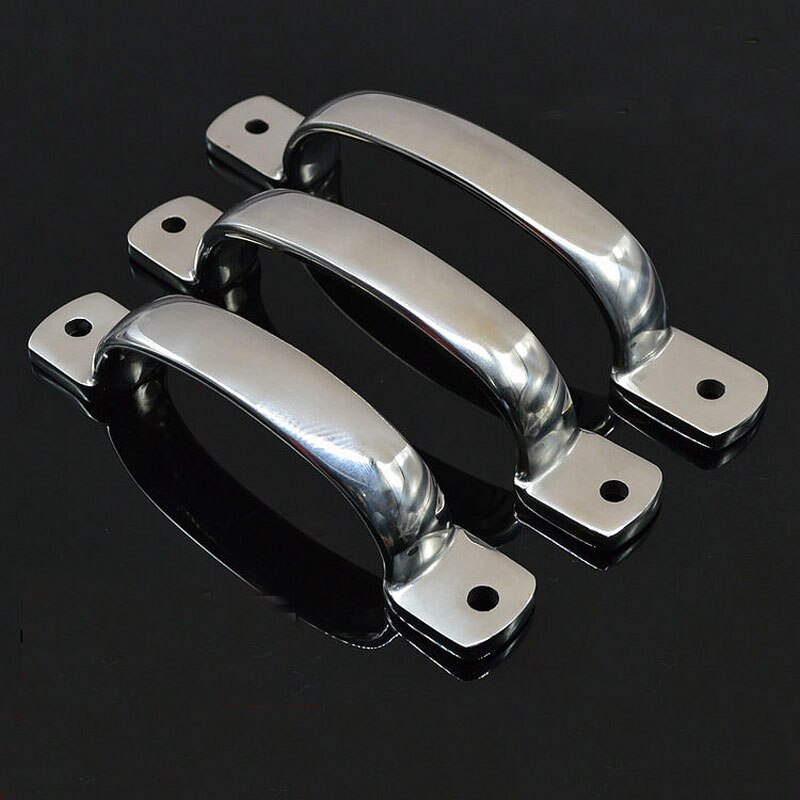 Verdickung 304 Edelstahl Oberfläche Montiert Griff Anti-diebstahl Tür Mechanische Ausrügestochen Industriellen Kleine Tür Griff