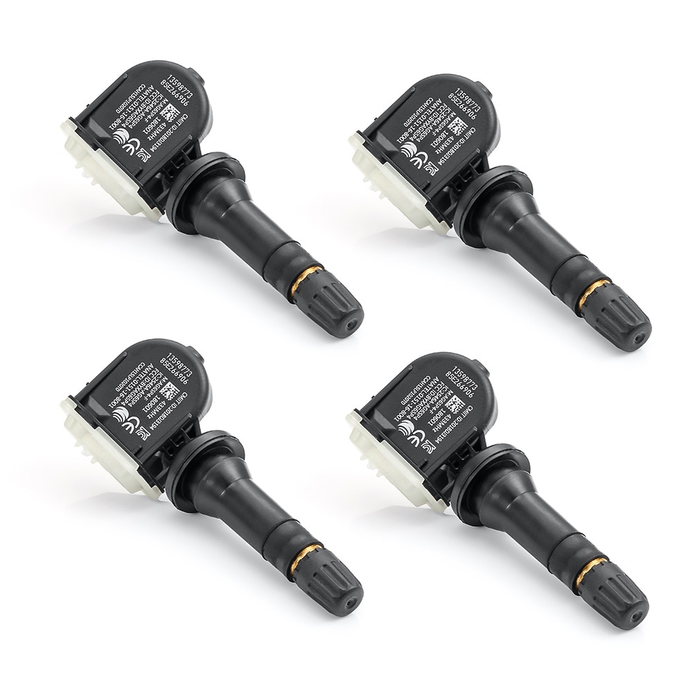 4Stck Reifen Druck Überwachung System TPMS REIFENDRUCK Sensor Für Cadillac CT6 XT5 SRX Chevrolet Malibu 13598773 433mhz