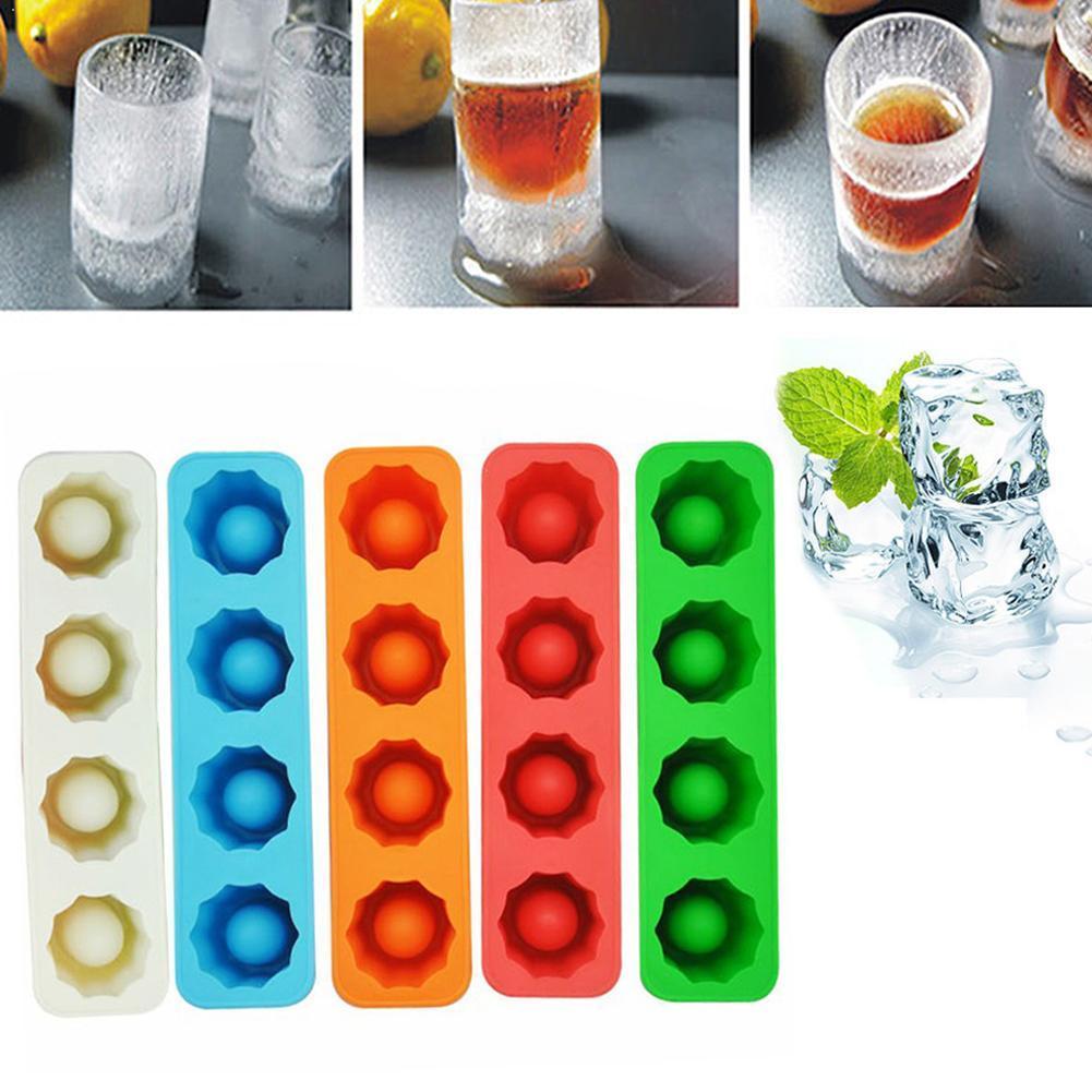 Silikon Eiswürfel Schimmel Neuheit Schuss Gläser Eis Gelegentliche Eis Tablett Schimmel Party Silikon Tasse bilden Neuheit CHW2453 co G1Q6