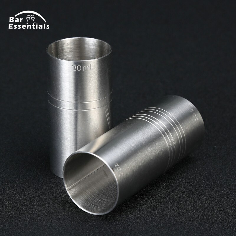 Edelstahl Doppel Fingerhut Messen Cocktail Jigger Bar Maßnahmen Für Cocktail Trinken Barmann Bar Werkzeug