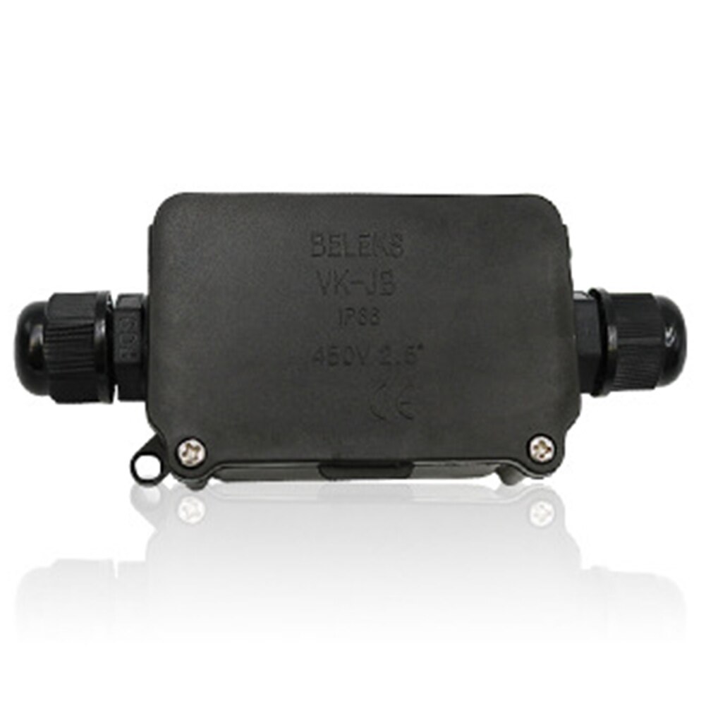 2 stücke Praktische Externe Hause Bau Garten Anti-Uv 2 Weg IP66 Wasserdicht Kreuzung Boxen Kabel Anschlüsse Koppler draussen